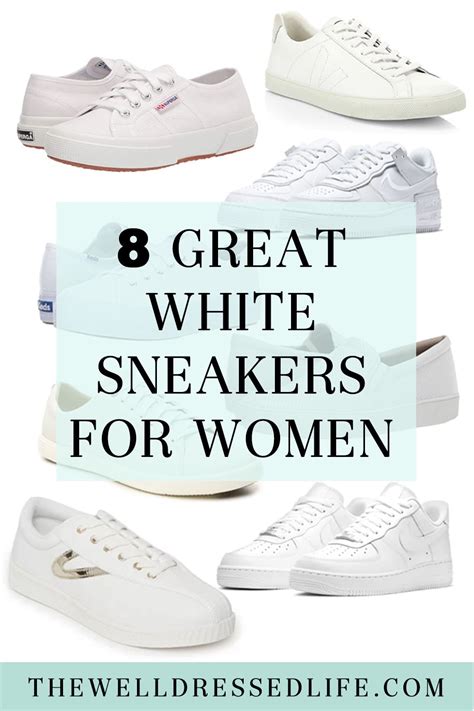 6 Classic White Sneakers For Women In 2024 Casual White Sneakers