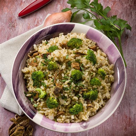 Recette Risotto Champignons Et Brocoli Facile Rapide