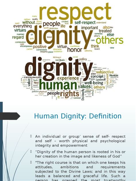 Human Dignity Dignity Catholic Church