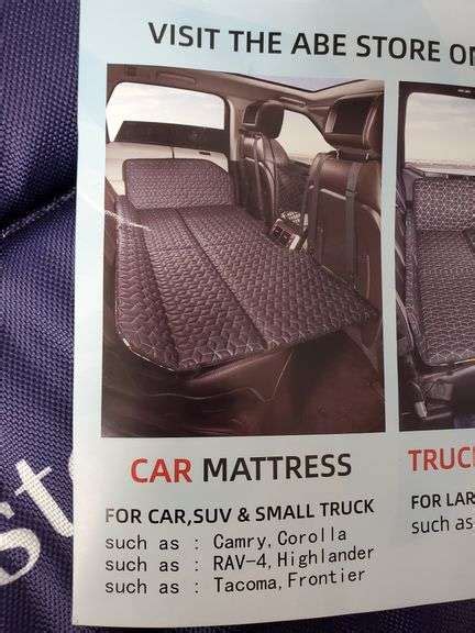 Abe Non Inflatable Car Mattress Rio Grande Trade