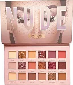 Paleta Sombras Nude New 18 Tonos Rosas Dorado Ocres Espejo Amazon