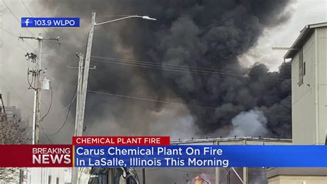 Carus Chemical Plant On Fire In LaSalle YouTube