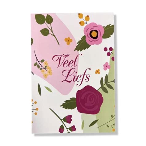 Veel Liefs Luxe Wenskaart Met Envelop X Cm Cards Crafts