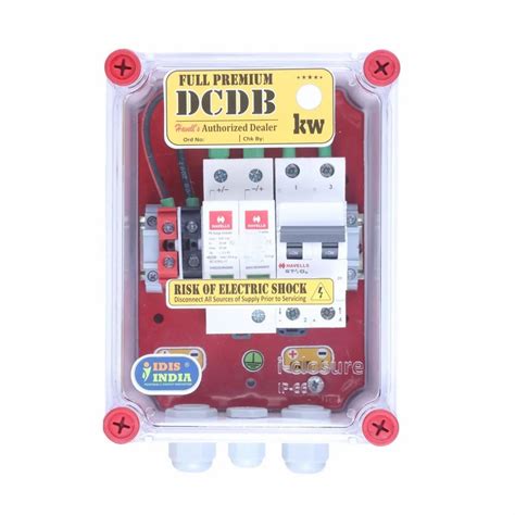 DCDB 1 In 1 Out Fuse MCB SPD 500V Premium At Rs 1430 Solar ACDB In