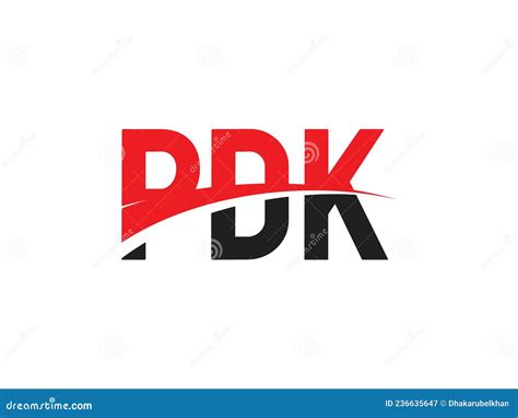 PDK Letter Initial Logo Design Vector Illustration Stock Vector ...