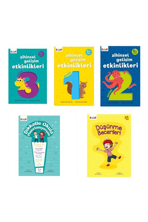 Eolo Yayınları 5 Yaş Zihinsel Gelişim Etkinlikleri Düşünme Becerileri