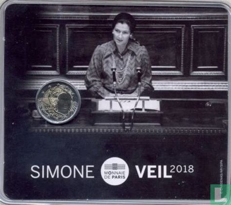 France Euro Coincard Homage To Simone Veil Km