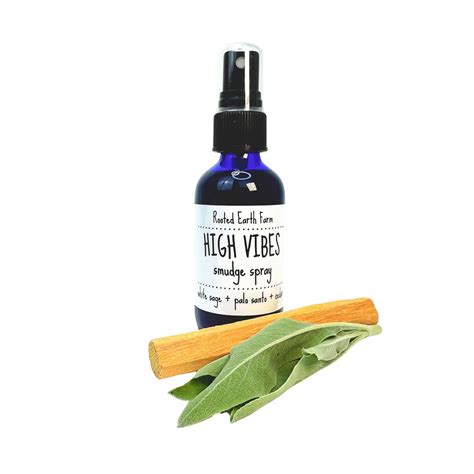 Amazon High Vibes Smudging Spray 2 Fl Oz Palo Santo White Sage