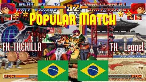 Ft Kof Fk Thekilla Br Vs Fk Leonel Br King Of Fighters