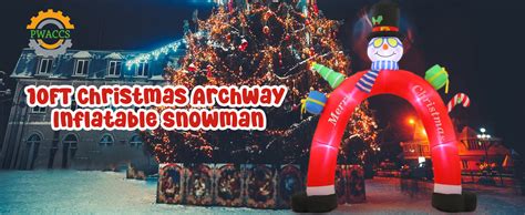 10ft Christmas Archway Inflatable Snowman Christmas Inflatables