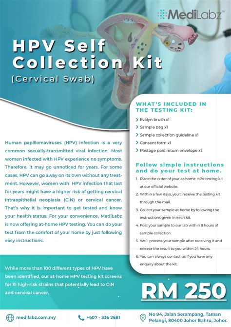 Hpv Self Collection Kit Cervical Swab Medilabz