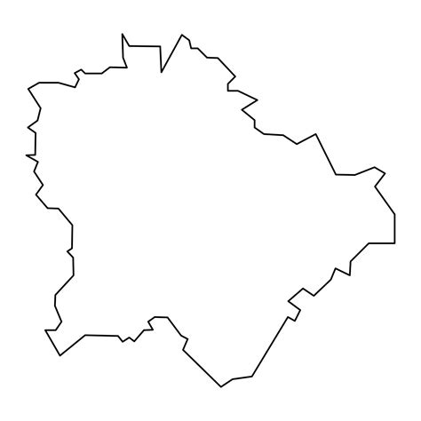 Budapest city map, administrative district of Hungary. Vector ...