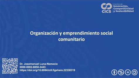 Emprendimiento Social Para El Desarrollo Comunitario Actualizado