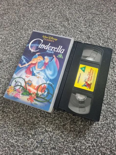 Cinderella Vhs Video Cassette Walt Disney Classics Picclick Uk