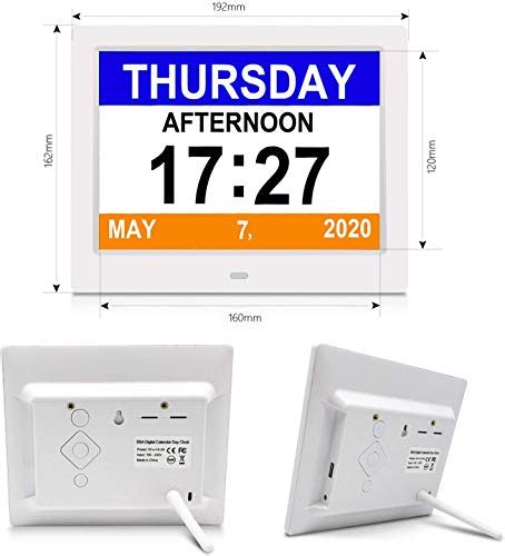 Dementia Alarm Clock Alzheimers Clock With Interfaces Alarm Options