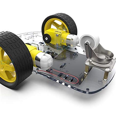 Diymore Robot Smart Car Chassis Kit Modello Auto Con Encoder Di