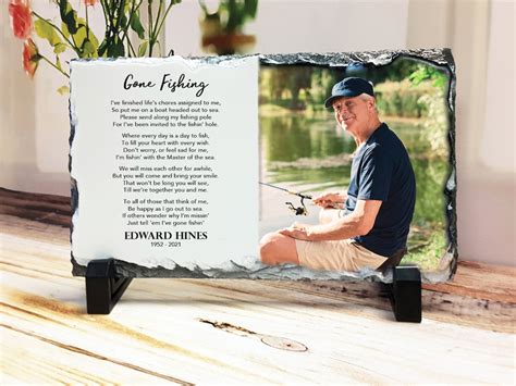 Gone Fishing Memorial In Loving Memory Sign In Loving Memory Etsy