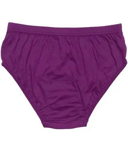 Panties Purple Plain Women Cotton Panty Mid Size 90cm At Rs 50piece In Palladam