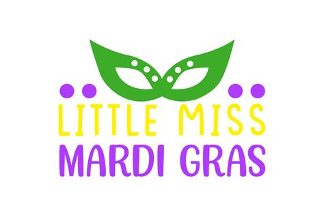 Little Miss Mardi Gras Graphic By Gravity 420 · Creative Fabrica