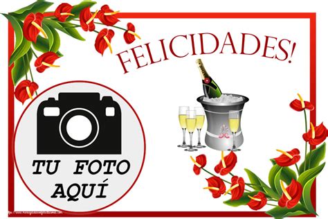 Felicidades Marco De Foto Crea Felicitaciones Personalizadas Con Foto