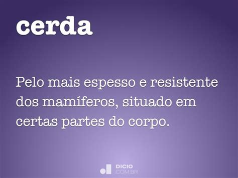 cerda dicio dicionario  de portugues
