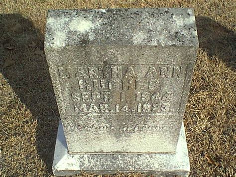 Martha Ann Stroud Hughes 1844 1923 Find A Grave Memorial