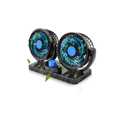 Ripley VENTILADOR SQ 304 AUTO DOBLE CABEZAL 360 PORTATIL 12V