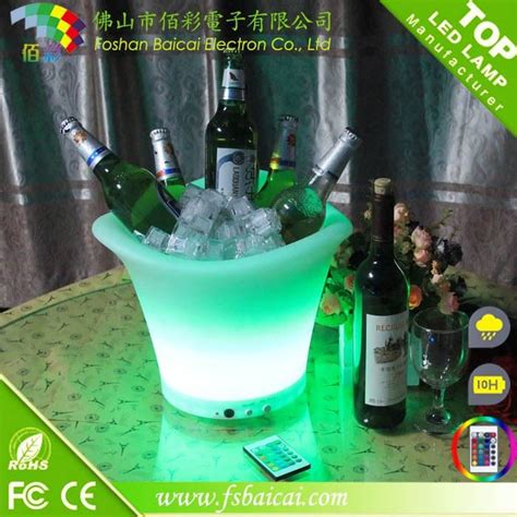 China Customized Nightclub Ice Bucketlighting Wine Bucket