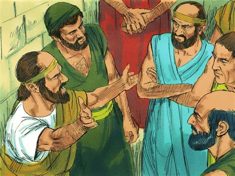 Paul And Silas Are Forced Out Of Thessalonica By A Mob But The People