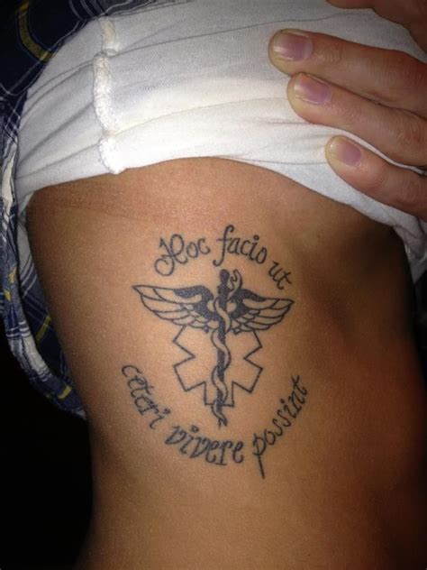 I Want This It Says This I Do So Others May Live In Latin Ems Tattoos Paramedic Tattoo