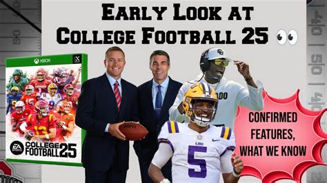 Confirmed Features What We Know About College Football New Ncaa