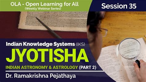 Triskandha Jyotisha Indian Astronomy And Astrology Part 2 By Dr