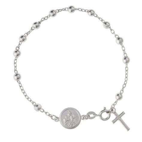 Pulsera Medalla Escapulario Virgen Del Carmen Joyas Plata