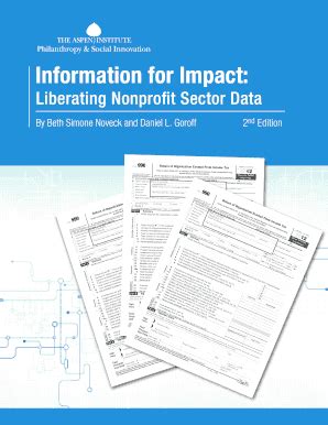 Fillable Online Aspeninstitute Information For Impact Aspen Institute