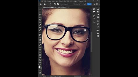 How To Remove Glare In Glasses Using Adobe Photoshop 41 Youtube