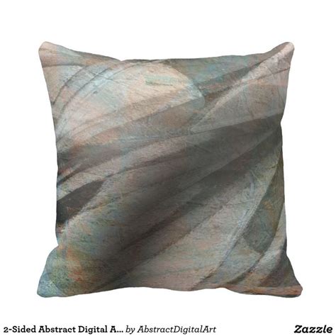 2 Sided Abstract Digital Art Throw Pillow Abstract Digital Art Pillows Throw Pillows