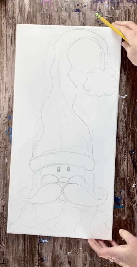 How To Paint A Jolly Whimsical Santa Step By Step Painting