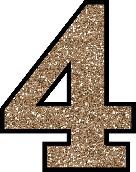 Free Glitter Numbers 0 9 To Download And Print