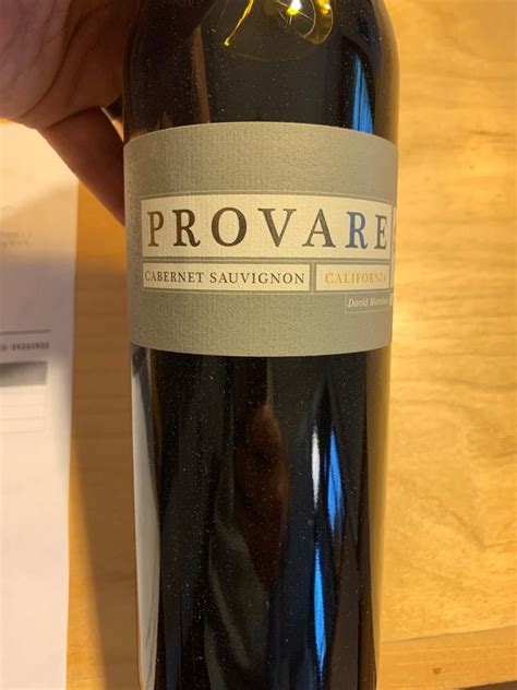 2018 David Marchesi Cabernet Sauvignon Provare USA California