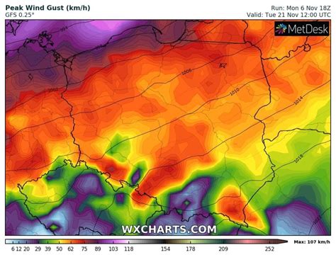 Pot Na Wichura W Prognozach Wiatr Do Km H Blisko Polski