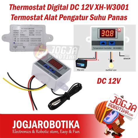 Jual Thermostat Digital Dc V Xh W Termostat Alat Pengatur Suhu