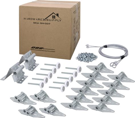 Hardwarex Supply Garage Door Hinge Roller Bracket Hardware Tune Up Kit