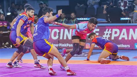 Pro Kabaddi League Deshwal Takes Jaipur Pink Panthers To Pkl Semi