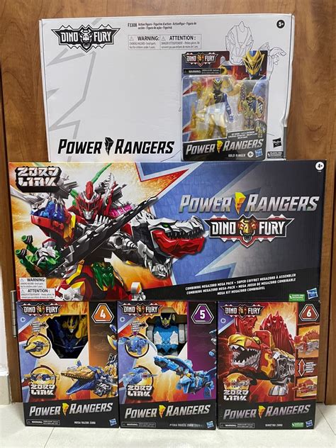 Power Rangers Dino Fury Zords and Rangers collection, Hobbies & Toys ...