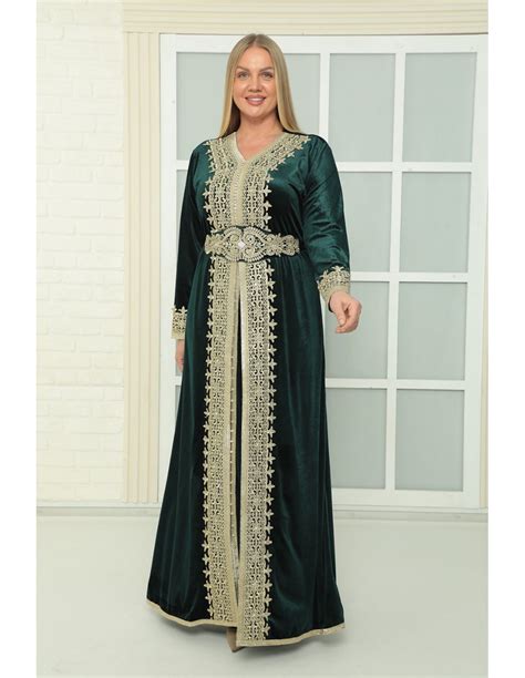 Tenue Oriental Caftan Takchita Abaya Grande Taille