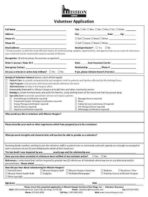 Fillable Online Fremont County Museums Volunteer Application Fax Email