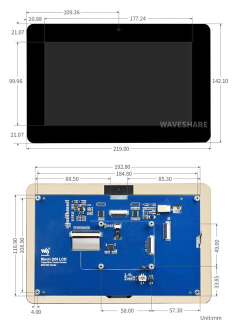 Inch Capacitive Touch Display For Raspberry Pi Dsi Interface