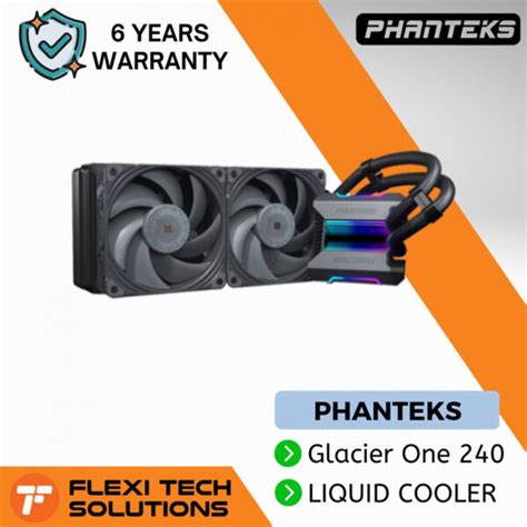 PHANTEKS Glacier One 240 T30 AIO High Performance CPU Liquid Cooler