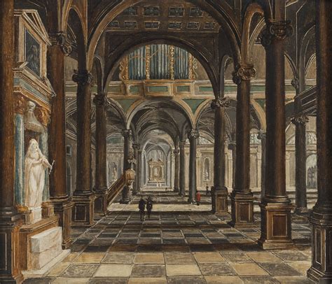 Stocklin - A Renaissance Church Interior — LAWRENCE STEIGRAD FINE ARTS