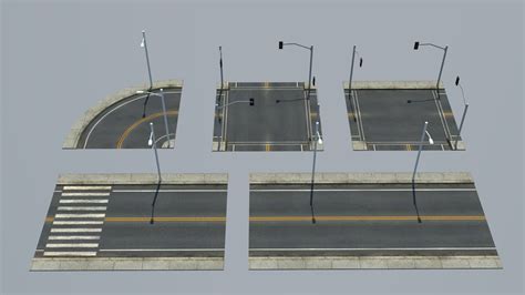 Road pack for Sketchup 3D Model $15 - .skp - Free3D